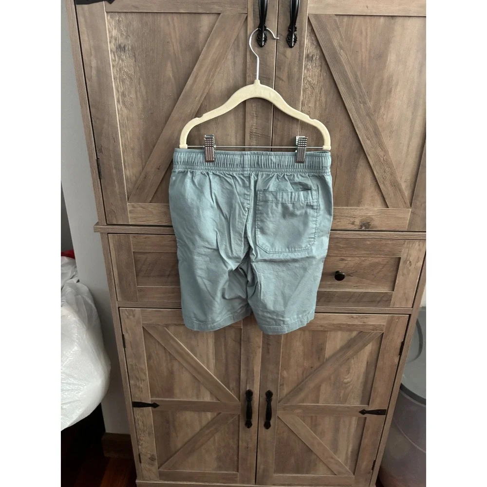 Old Navy Boys Size M 8 Pull On Shorts Bundle Khaki Gray Sage Green 3 Pack